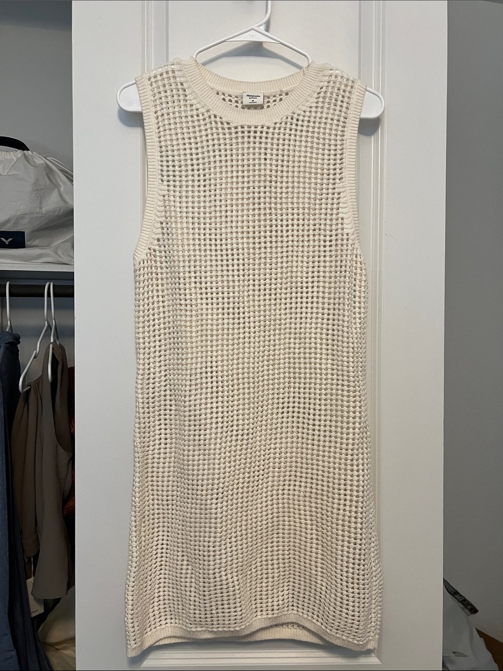 NWT Abercrombie Crochet Mini Dress Coverup